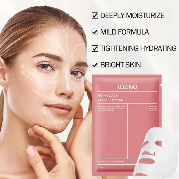 One-piece facial mask