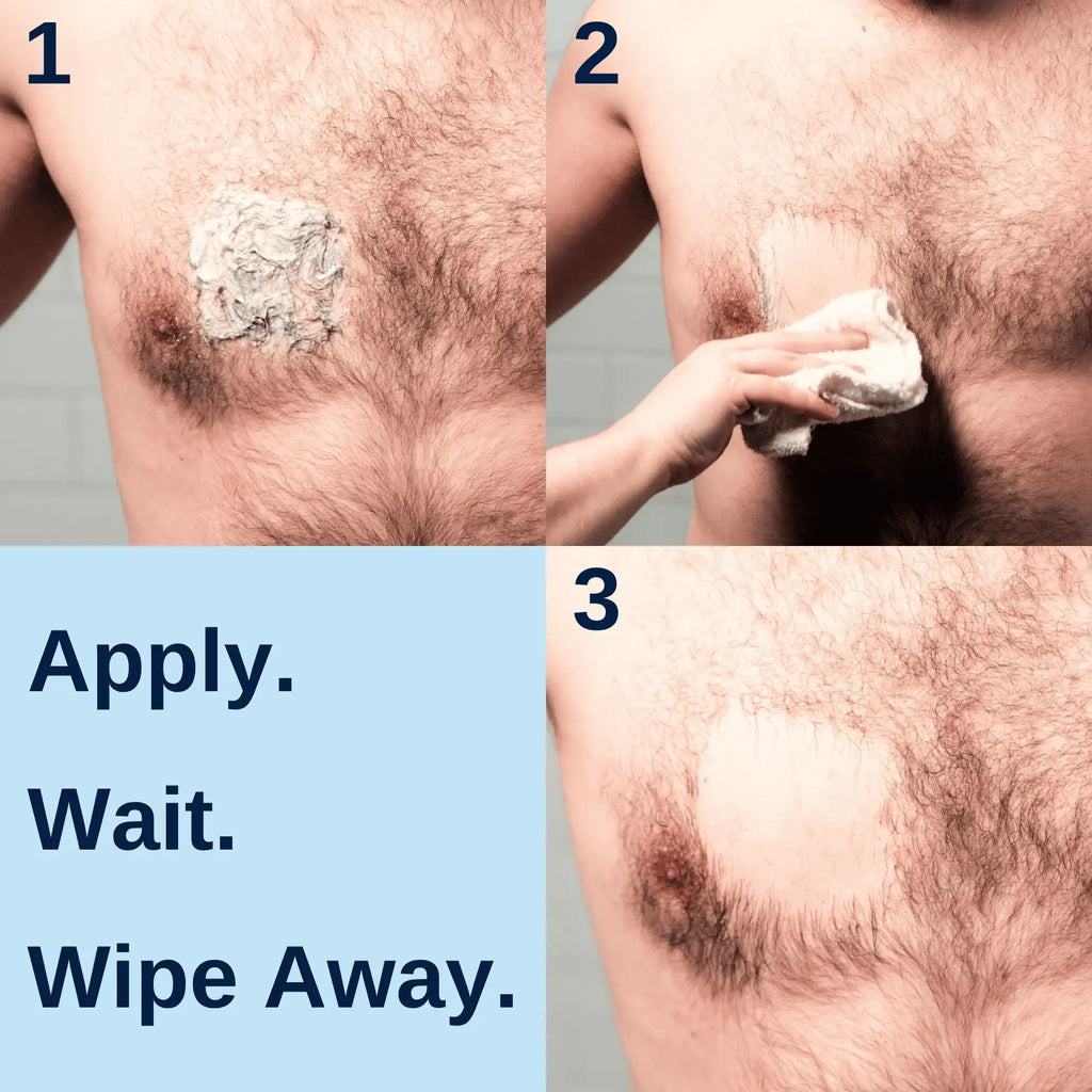 No Hair Crew INTIMATE Hair Removal Cream for Men - Gentle Foam Formula, 100ml, Dermatologically Tested, Fast Action, Body Care Cosmetic