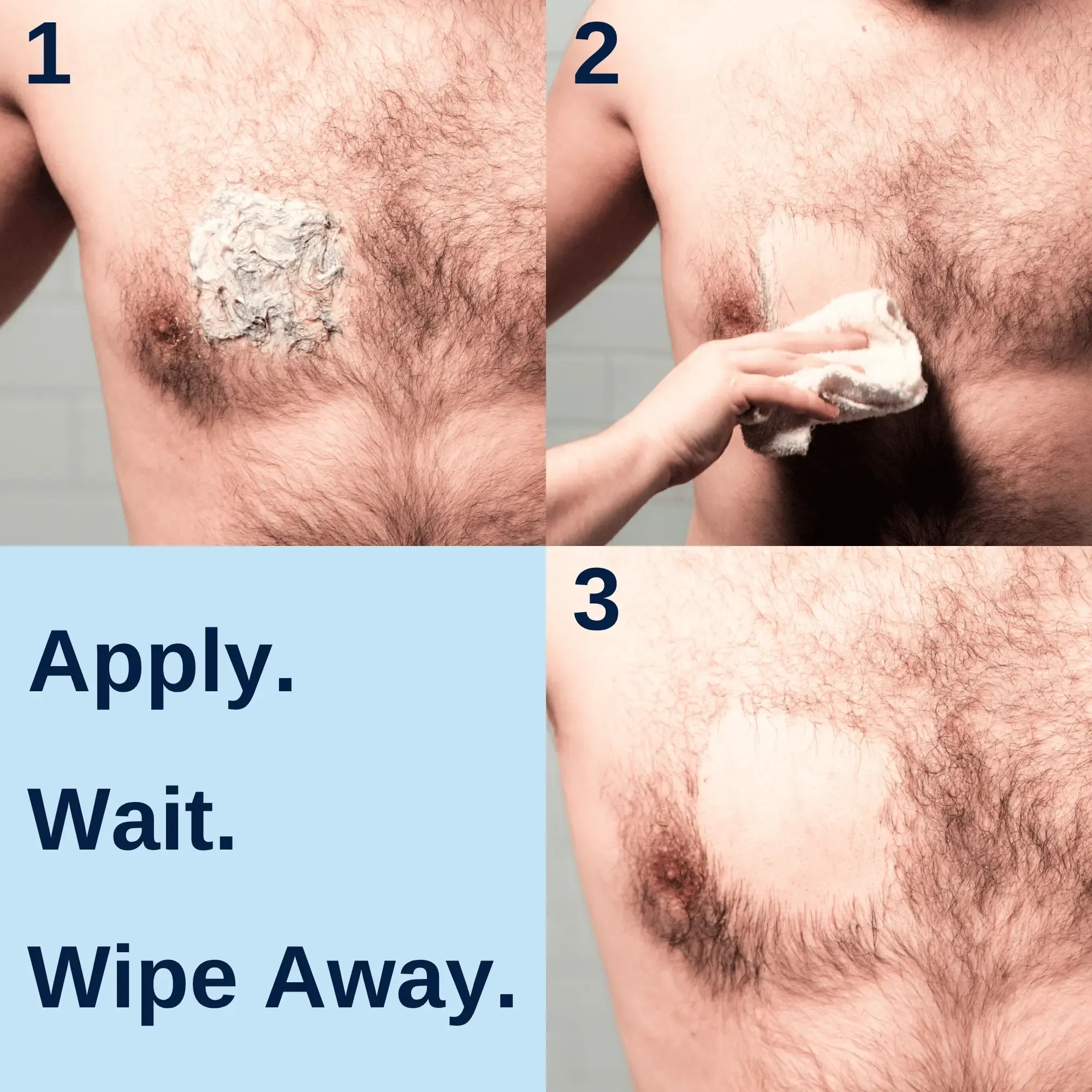 No Hair Crew INTIMATE Hair Removal Cream for Men - Gentle Foam Formula, 100ml, Dermatologically Tested, Fast Action, Body Care Cosmetic