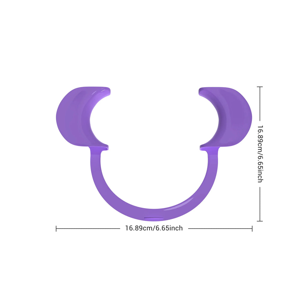 【CEELIKE】 Purple Teeth Whitening Strips  With Free Cheek Retractor - 7/21 Whitening Sessions -Nano-Hydroxyapatite Safe for Enamel - Non Sensitive Teeth Whitening - Peroxide-Free