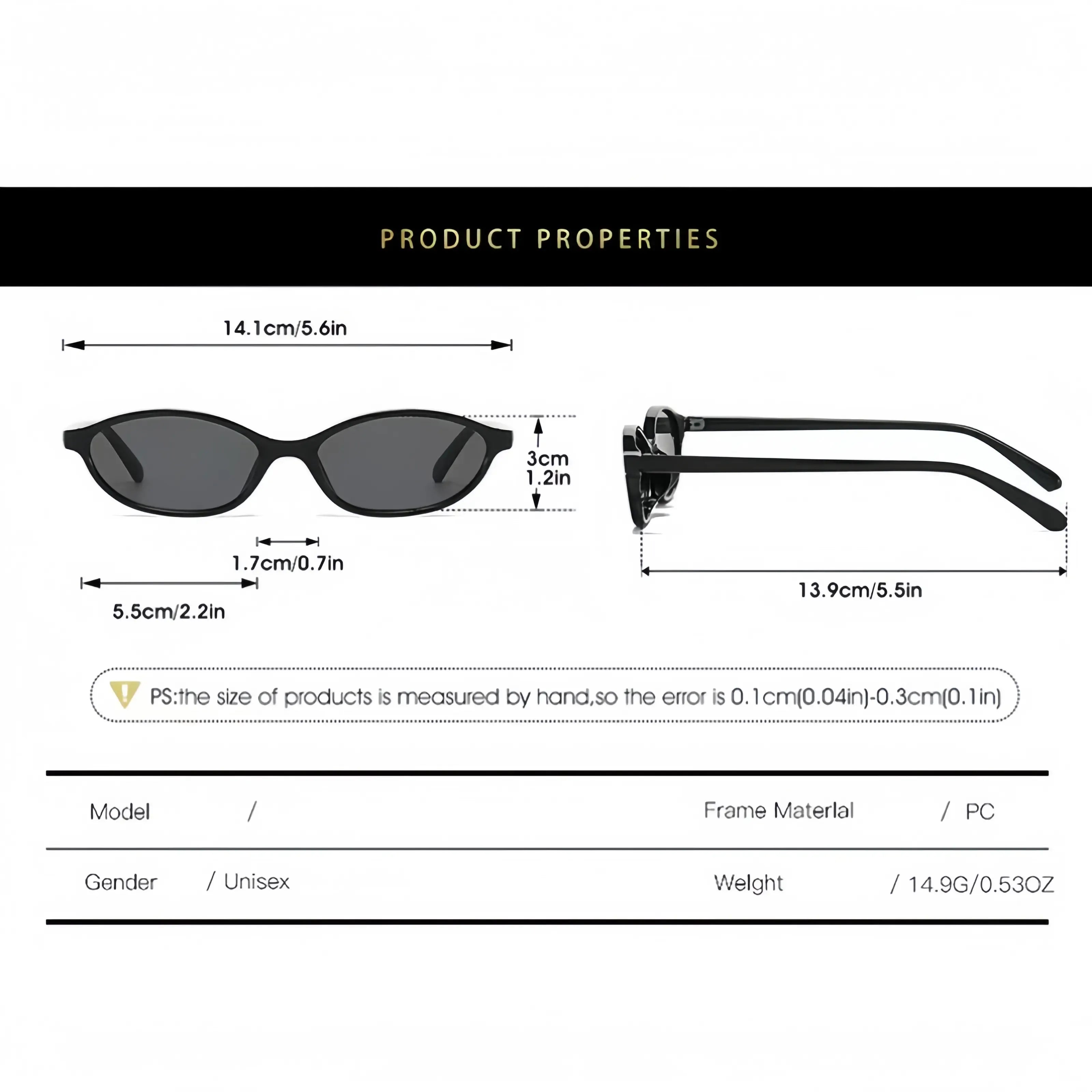〖Summer Vibes〗3 PCS Retro Oval Sunglasses for Women Chic Cat Eye 90s Sunnies Lightweight Narrow Shades Trendy UV Protection Sunglasses Vintage Rich Girl Sunglasses Women Sunglasseswomen summerwins