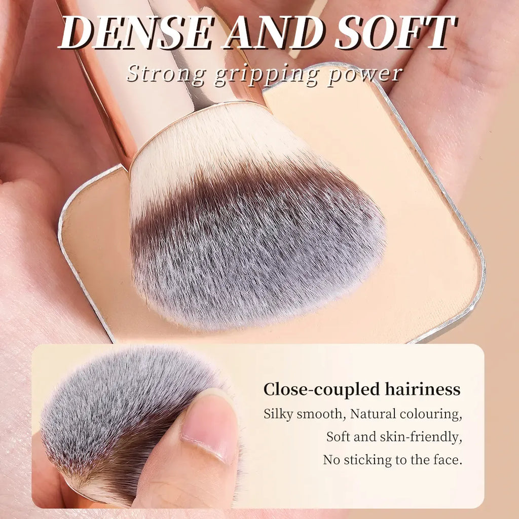 MAANGE 5pcs Professional Makeup Brush Set, Brush Combo, Includes Powder Brush, Blush Brush, Contour Brush, Makeup Blending Brush, Concealer Brush & Highlight Brush, Cosmetic Accessory for Beauty Routine, Gift for Women & Girls