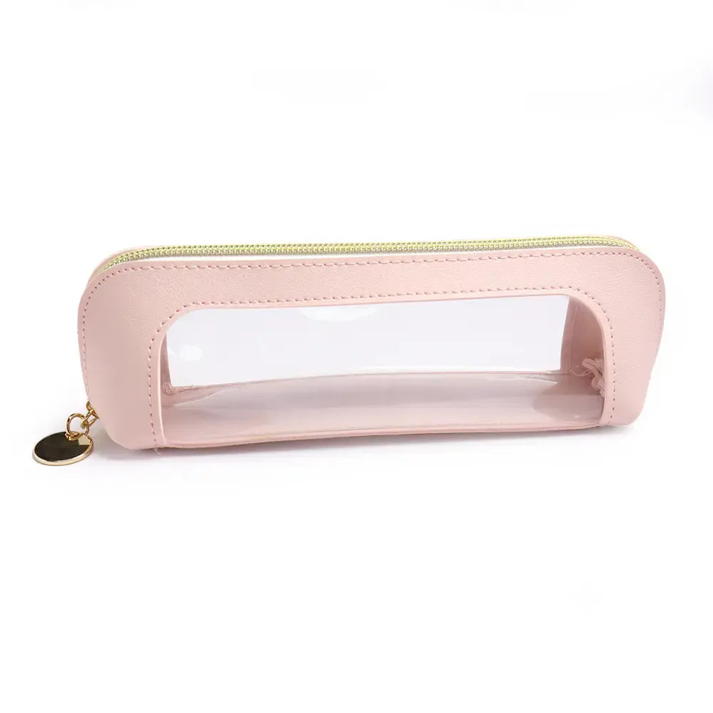Portable Lightweight Makeup Brush & Cosmetic Bag, Multi-Functional Zipper Pouch for Travel & Stationery Storage, Trendy Girls' Essential Organizer, Makeup Tool Organizer, Cosmetic Tools Organizer