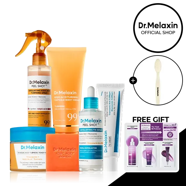 [Dr.Melaxin Official] Ultimate Body & Face Dark Spot Eraser Set | Dark Spot Corrector for Face & Body, Hyperpigmentation, Melasma, Acne Marks & Uneven Skin Tone | Brightening Skincare Bundle