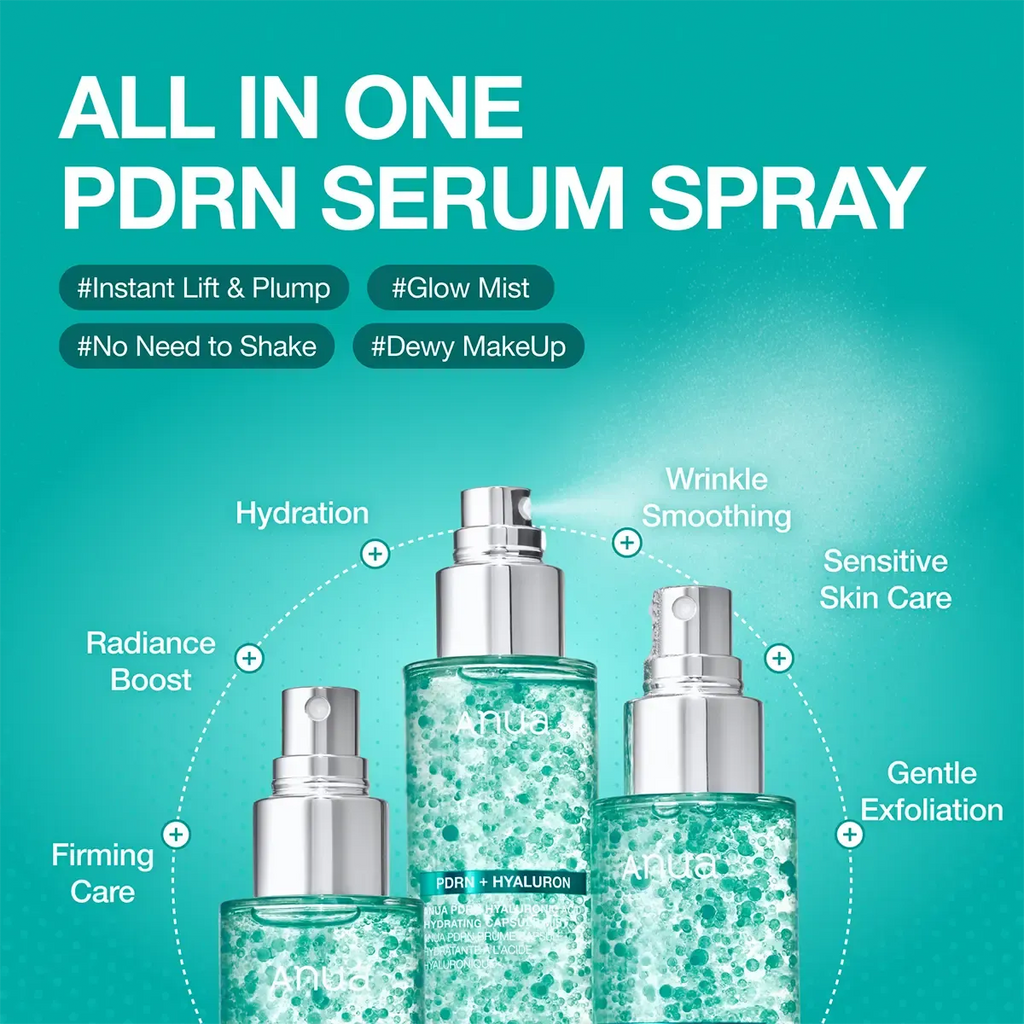 [Anua] PDRN Dewy Glow Essential Duo & Trio Set  | For Plumper and Youthful-Looking Skin, Collagen Care | PDRN Cream, PDRN Collagen Facial Serum Spray, Lip Balm for Lifting & Firming Skin Care, Rejuvenating skin, Korean Skincare