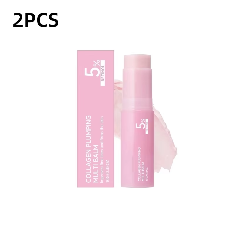 Collagen Plumping Multi Balm 5% Retinol Firming Lifting Fade Fine Lines Hydrating Glowing Increase Elasticity Wrinkle Balm Stick