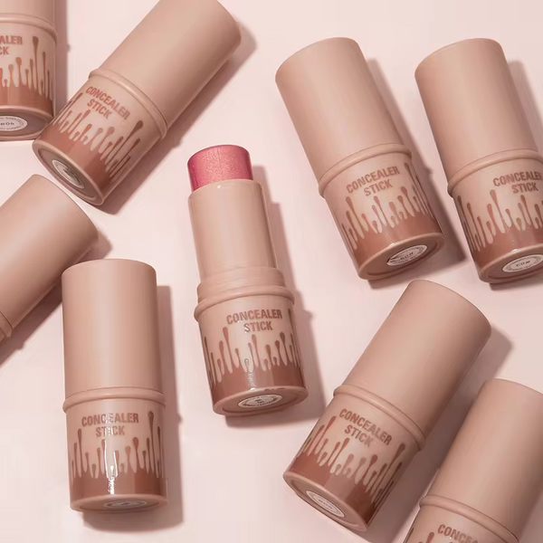 Makeup Face Contouring Bronzer Stick Highlighter 2 in 1 Matte Glitter Brightening Silkworm Blusher Rouge Cream Concealer Pen